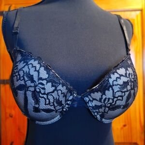 Elegant Black Lace Bra